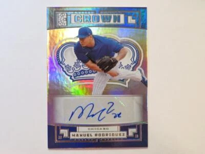 2022 Panini Capstone Baseball Manuel Rodriguez Crown Autograph Card White Sox - Image 1 of 2