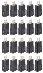 20Pcs 2A USB Wall Charger Plug AC Home Power Adapter For Samsung Android LG BK - Picture 1 of 3
