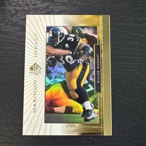 1999 SP Authentic #MI-7 Jerome Bettis Maximum Impact Pittsburg Steelers - Bild 1 von 2