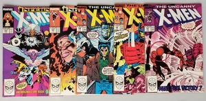Uncanny X-men 242, 243, 245, 246, 247 Marvel Comics FN/VF - Picture 1 of 5