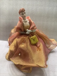 Marie Osmond "On Pins & Needles" Nadelkissen 9" Porzellanpuppe 2001 wunderschön - Bild 1 von 12