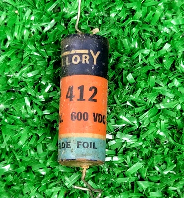 Condensador Mallory vintage 0,02 uF TP 0,02 MFD (lámina exterior) Foto 1 de 4