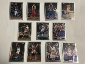 Lote de 11 tarjetas de baloncesto Topps 2000 cromadas estrellas de la NBA conjunto raro - Imagen 1 de 12