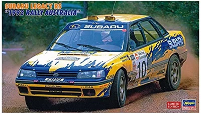 Hasegawa 1/24 Scale Subaru Legacy RS 1992 Rally Australia Plastic Model Kit 2052 - Image 1 of 4