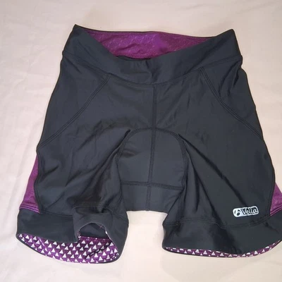 Pantalones Cortos de Ciclismo Bontrager Vella Ajustados Acolchados Talla Pequeña Negros Rendimiento Ciclista Foto 1 de 4