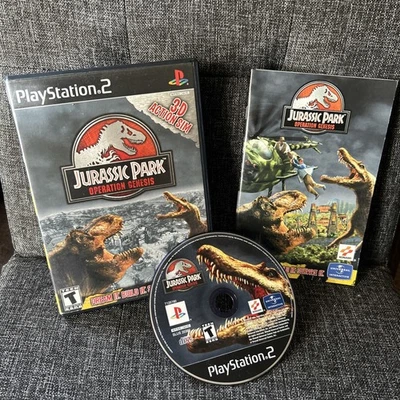 Jurassic Park: Operation Genesis (2003, PS2) CIB w/Manual/ Memory Card Tested - Image 1 of 4