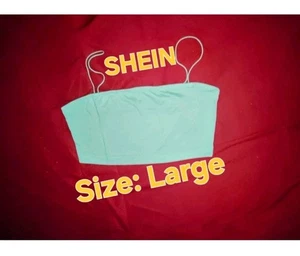 (LG)SHEIN Crop Top hellgrün Spaghettiträger - Bild 1 von 2