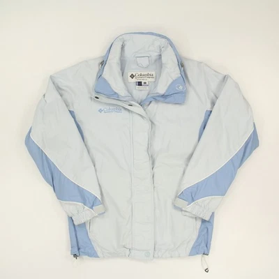 Columbia Invierno Nieve Lluvia Abrigo Chaqueta SOLO CONCHA Para Mujer Talla Pequeña Azul De Colección Foto 1 de 4