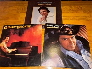 Lot of 3 Mickey Gilley LPs-You Don't Know Me/Gilley’s Smokin’/Greatest Hits II - Picture 1 of 2