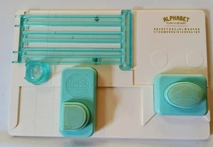 Large Alphabet Punch Board by We R Memory Keepers Card Making Scrapbook Crafts - Picture 1 of 3