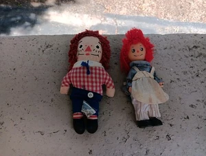 MUÑECA VINTAGE RAGGEDY ANN KTC HONG KONG MUÑECA JUGUETE 6" - Imagen 1 de 3