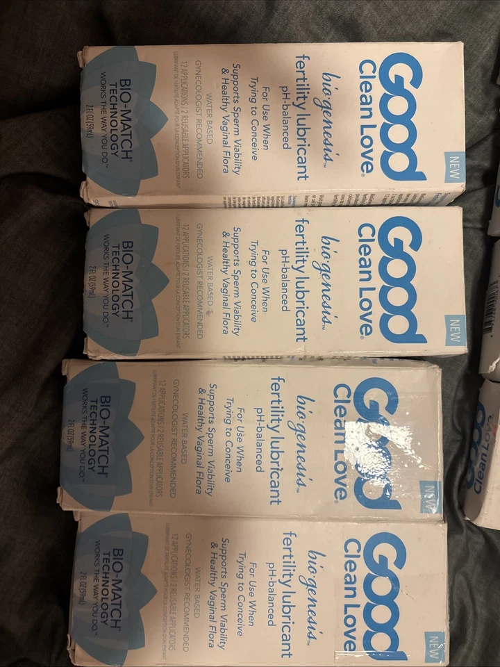 Paquete de 4 lubricantes de fertilidad Good Clean Love BioGenesis pH equilibrado 2 oz nuevos Foto 1 de 1