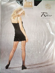 1 COLLANT IBICI RETRO CON RIGA POSTERIORE NERO TAG. 1 - 20 DEN - Imagen 1 de 3