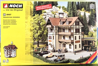Noch HO Scale Laser-Cut Building Kit - Romantic Hotel Schonblick #66407 - Image 1 of 4