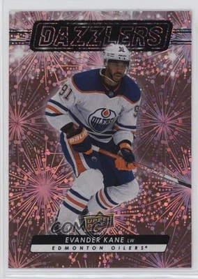 2023-24 Upper Deck Series 1 Dazzlers Pink Evander Kane #DZ-15 - Image 1 of 2