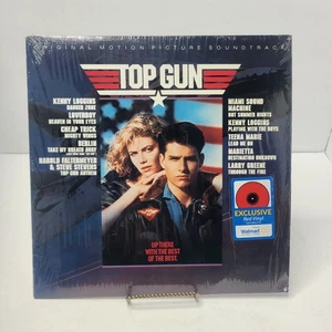 Top Gun LP Movie Soundtrack Walmart Exclusive Red Vinyl Record 33 RPM Tom Cruise - Picture 1 of 4