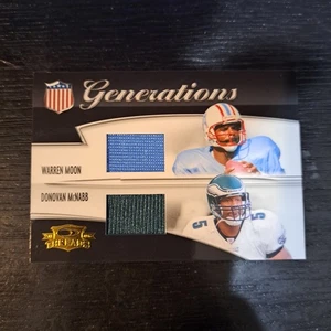 2006 Donruss Threads Generations Donovan McNabb Warren Moon #G-20 #d/250 - Picture 1 of 2