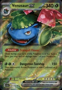 Venusaur ex Holo Double Rare SV07: Stellar Crown 001/142 NM - Bild 1 von 2
