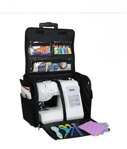 Sewing Machine Case with Wheels, Rolling Sewing Machine Tote for Carrying - Picture 1 of 4