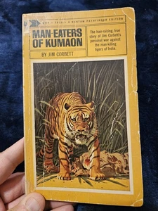 Man-Eaters of Kumaon Jim Corbett Nonfiction Tiger Hunting Expedition Paperback - Picture 1 of 7
