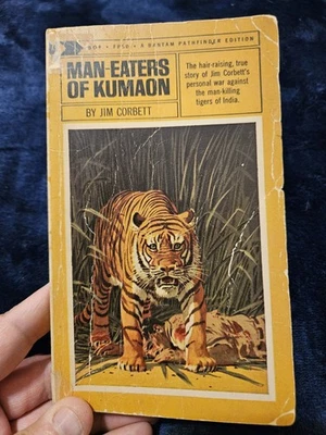 Man-Eaters of Kumaon Jim Corbett Nonfiction Tiger Hunting Expedition Paperback - Image 1 of 4