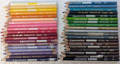 37 Berol Prismacolor & Laurentien Vintage Colored Pencil 80s-90s Sampler Set Art - Image 1 of 4