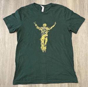 Rara maglietta Barstool Sports Aaron Rodgers Godgers calcio verde uomo taglia Med - Foto 1 di 9