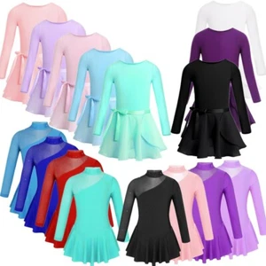 Niños Niñas Ballet Patinaje Leotardo Vestido Tutú Gimnasia Baile Body Prendas de baile - Imagen 1 de 161