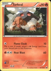 2x (BW5-18) Torkoal (U) Pokemon B&W Dark Explorers Card # 18 - Picture 1 of 1