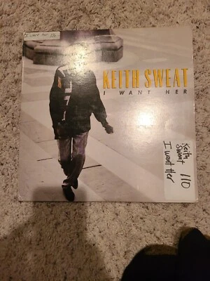 KEITH SWEAT - I WANT HER - ELEKTRA 1987 *NEW JACK SWING - VINYL 12" SINGLE - Image 1 of 2