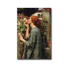 The Soul of the Rose by Waterhouse Gallery-Wrap Canvas Giclee Art(27 in x 18 in)