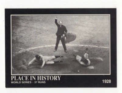 1992 THE BABE RUTH COLLECTION " WORLD SERIES - 37 RUNS " #66 - Image 1 of 2