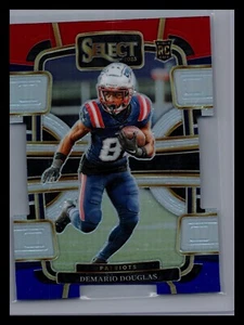 2023 Panini Select Concourse Red & Blue Diecut #68 Demario Douglas - Picture 1 of 2