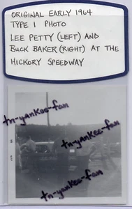 Lee Petty & Buck Baker @ Hickory Speedway Typ 1 Foto - Bild 1 von 1