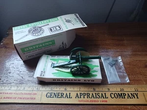 Britains 9700 Gun of the Royal Artillery - Good Original Box - 1965-1970 NOS - Picture 1 of 8