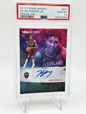2018-19 Panini Hoops Auto NBA Kevin Porter Jr Rookie Ink PSA 10