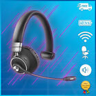 PC Gaming Wireless Headset w/ Microphone Noise Cancelling 40 Hours Battery Music