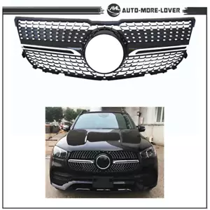 Black Diamond Front Grille For 2013-2015 Mercedes-Benz GLK250 GLK300 GLK350 X204 - Picture 1 of 16