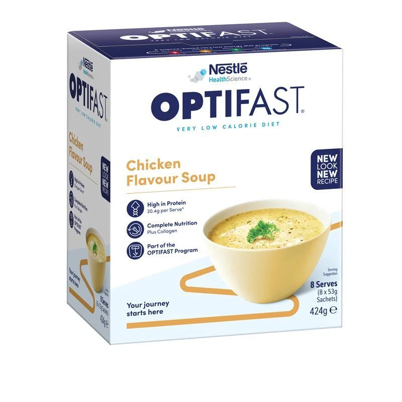 Optifast VLCD Soup Chicken 8 x 53g - Image 1 of 1