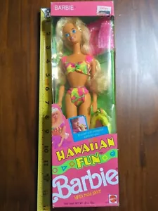 Lot Of 2 1990 1999 Mattel Hawaiian Fun Barbie Doll NIB #5940 With Accessories - Picture 1 of 13