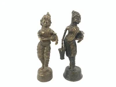 Estatua de latón Devi de colección | Estatua de artesanía | Diosa hindú | Dios indio | hogar De Foto 1 de 4