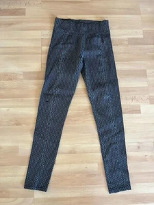Grau gemusterte Legging Hose Damen Gr. M - Bild 1 von 2