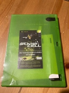 Tom Clancys Splinter Cell XBOX Original Game & Manual 