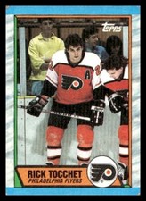 1989  Topps #80 DP Rick Tocchet Philadelphia Flyers Hockey card