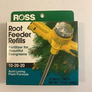 Ross Evergreen Fertilizer 12 Refills 10-20-20 Ross Root Feeder Refills New - Picture 1 of 2