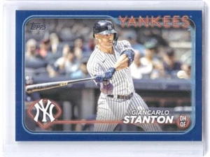 2024 Topps New York Yankees #NYY-12 Giancarlo Stanton Royal Blue - Picture 1 of 2