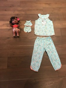 moana baby pajamas