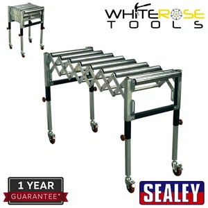 Sealey verstellbarer Rollenständer 450-1300 mm 130 kg Tragkraft Werkstatt Lager - Bild 1 von 4