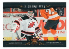 2011-12 Panini Crown Royale In Harm's Way #13 Martin Brodeur