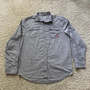 Camisa Under Armour Para Hombre Grande Botón a Presión Toda Temporada Suelta Manga Larga Camping - Imagen 1 de 11